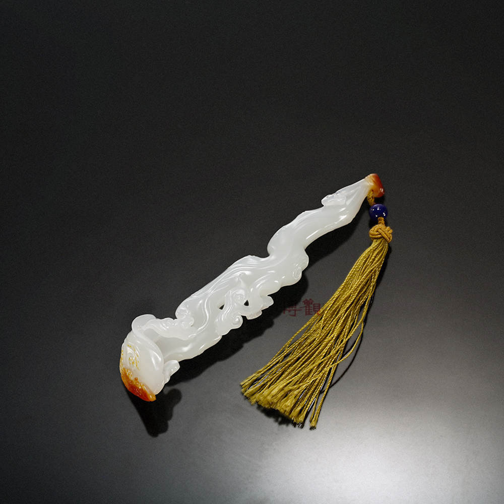 张克山 和田玉籽料如意有福发簪