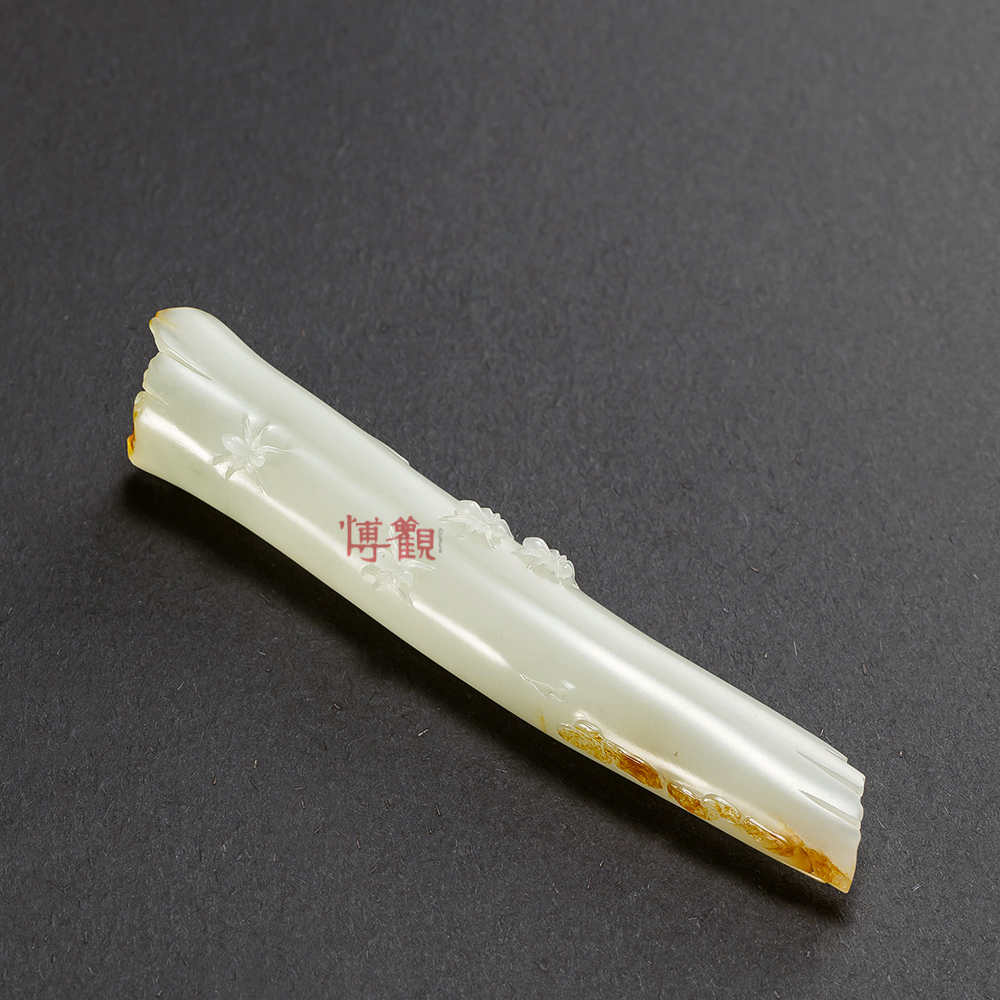 程磊 和田玉籽料义结四方茶则