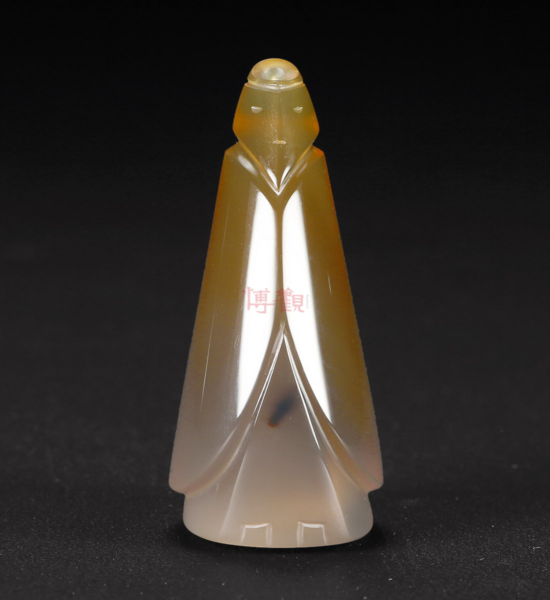 朱玉峰 玛瑙翁仲挂件