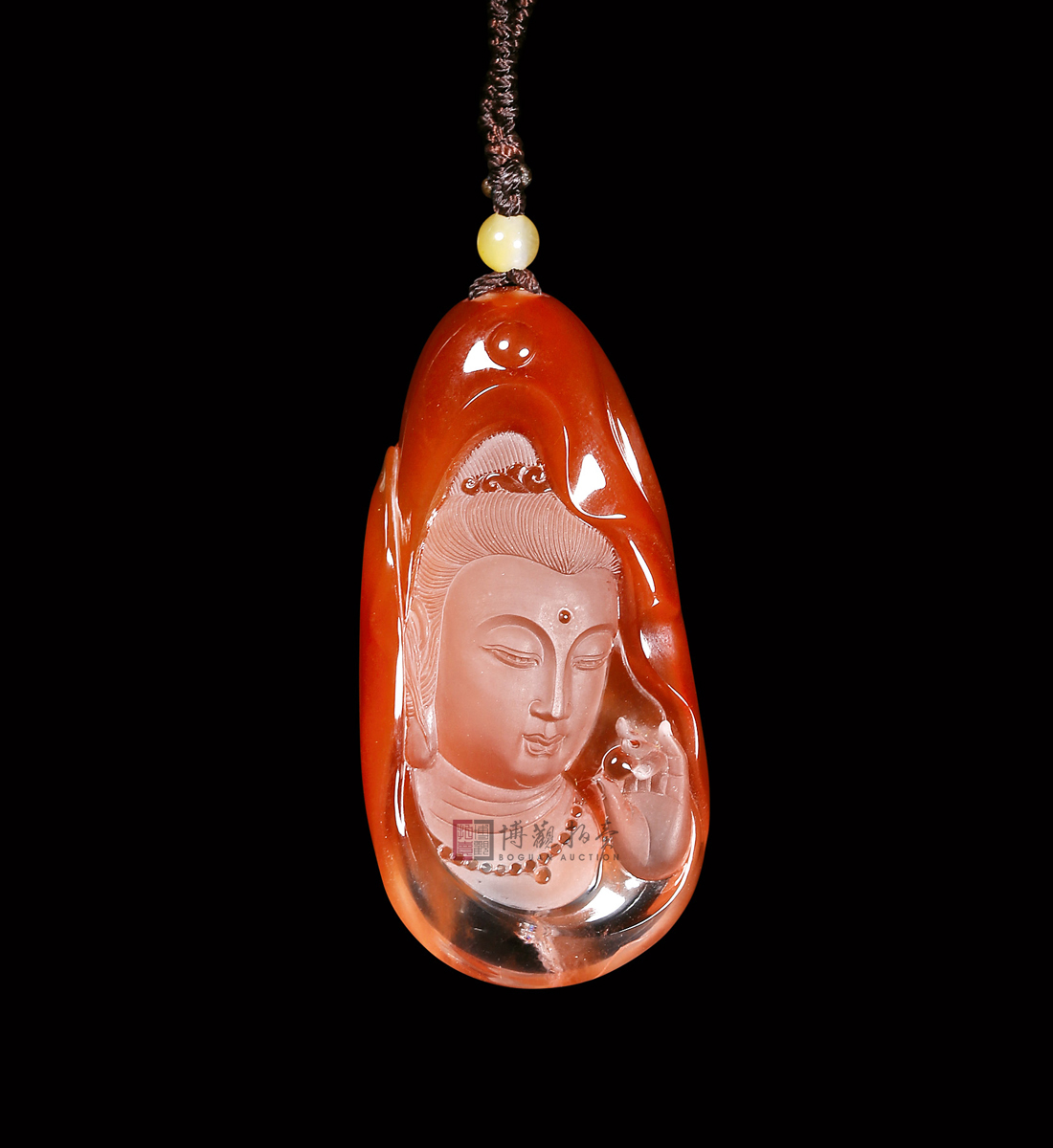 侯理博+水晶观音挂件